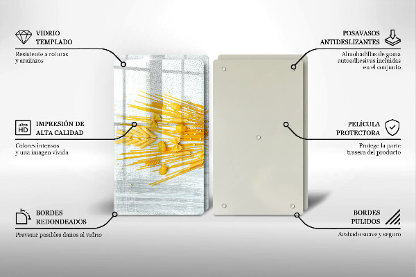 Skleněná deska za sporák Těstoviny