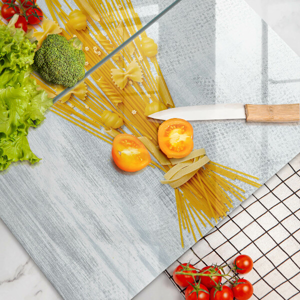 Skleněná deska za sporák Těstoviny