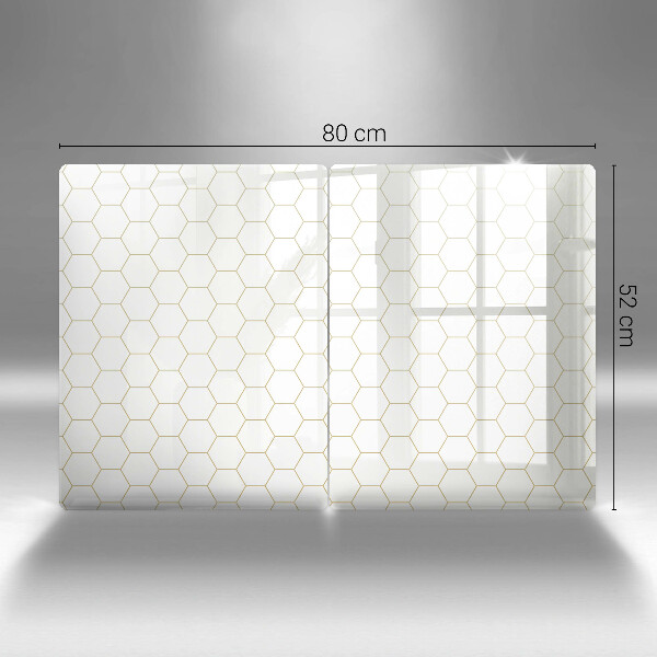 Skleněná deska za sporák Abstraktní vzory