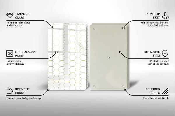 Skleněná deska za sporák Abstraktní vzory