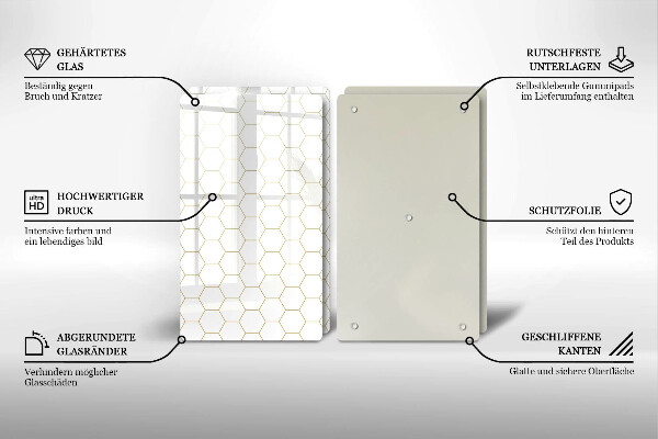 Skleněná deska za sporák Abstraktní vzory