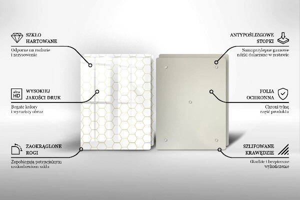 Skleněná deska za sporák Abstraktní vzory