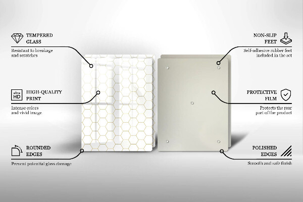 Skleněná deska za sporák Abstraktní vzory