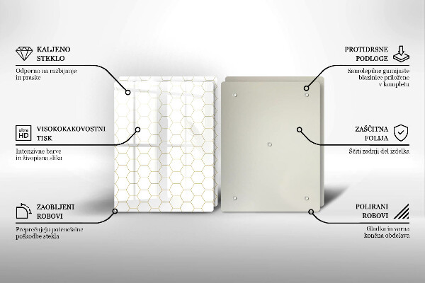 Skleněná deska za sporák Abstraktní vzory