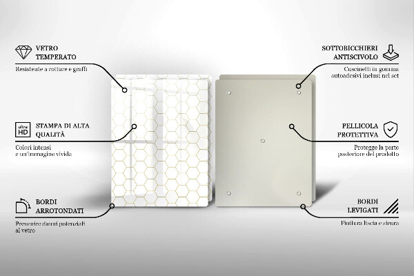 Skleněná deska za sporák Abstraktní vzory
