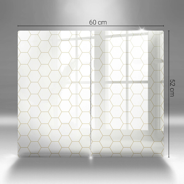 Skleněná deska za sporák Abstraktní vzory