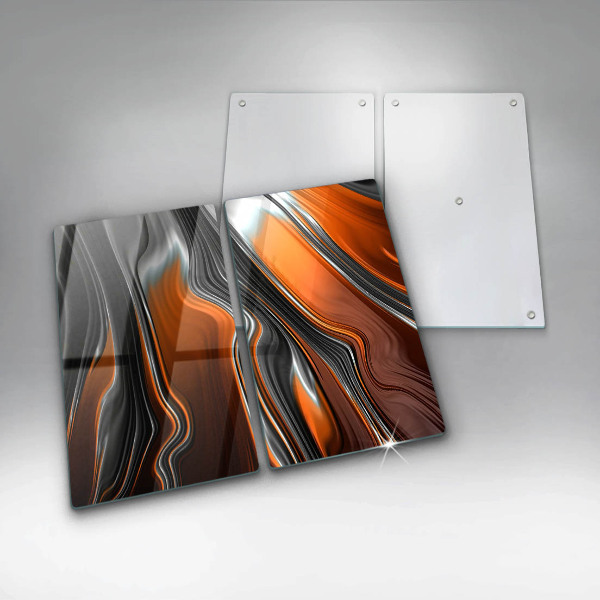 Skleněná deska za sporák Abstraktní vzor