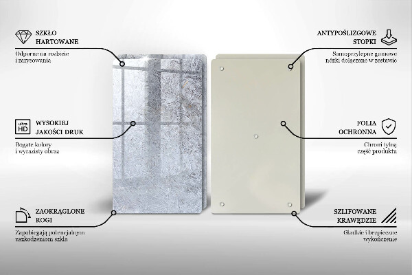 Skleněná deska za sporák Abstrakce