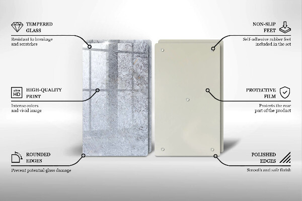 Skleněná deska za sporák Abstrakce