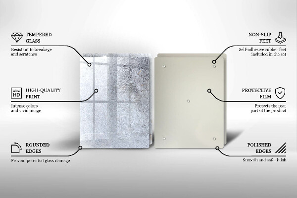 Skleněná deska za sporák Abstrakce