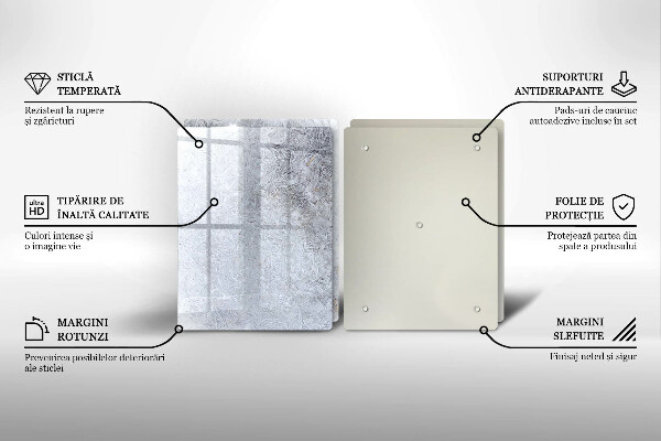 Skleněná deska za sporák Abstrakce