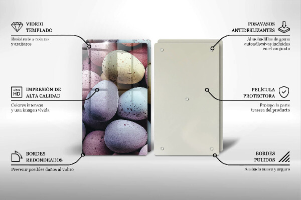 Skleněná deska za sporák Velikonoční vajíčka