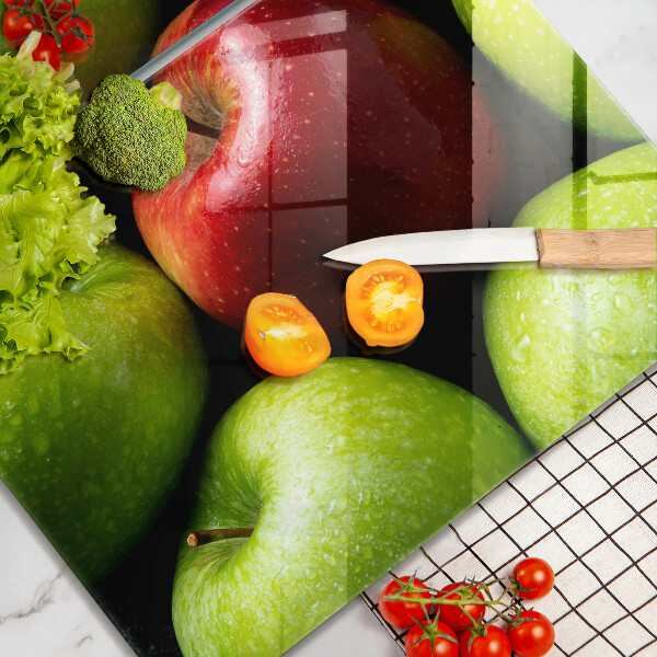 Skleněná deska za sporák Šťavnatá jablka