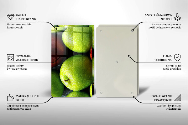 Skleněná deska za sporák Šťavnatá jablka