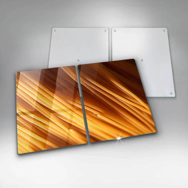 Skleněná deska za sporák Špagetové těstoviny