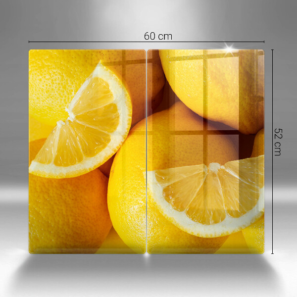 Skleněná deska za sporák Šťavnaté citrony