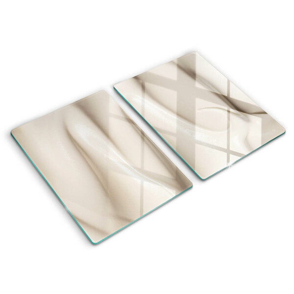 Skleněná deska za sporák Smetanová zmrzlina