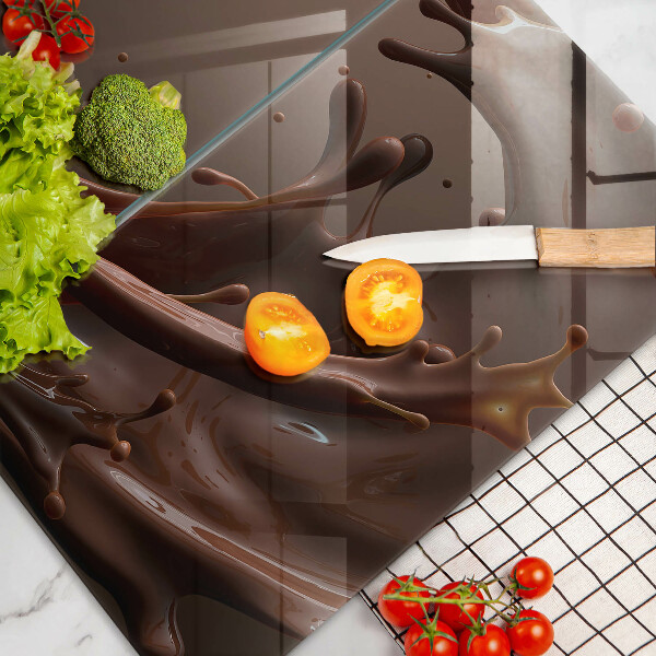 Sklo za varnou desku Tekutá čokoláda