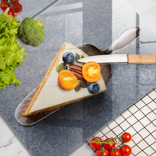 Skleněná deska za sporák Kus dortu