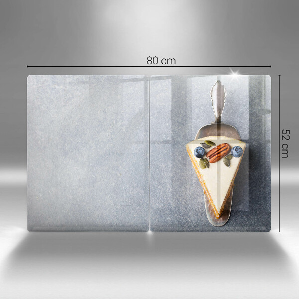 Skleněná deska za sporák Kus dortu