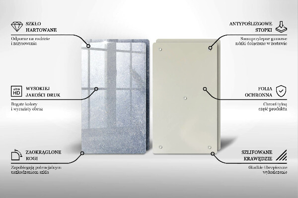 Skleněná deska za sporák Kus dortu