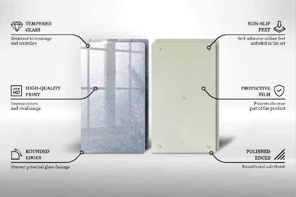 Skleněná deska za sporák Kus dortu