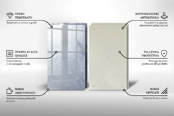 Skleněná deska za sporák Kus dortu