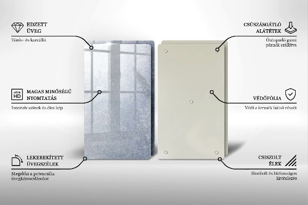 Skleněná deska za sporák Kus dortu