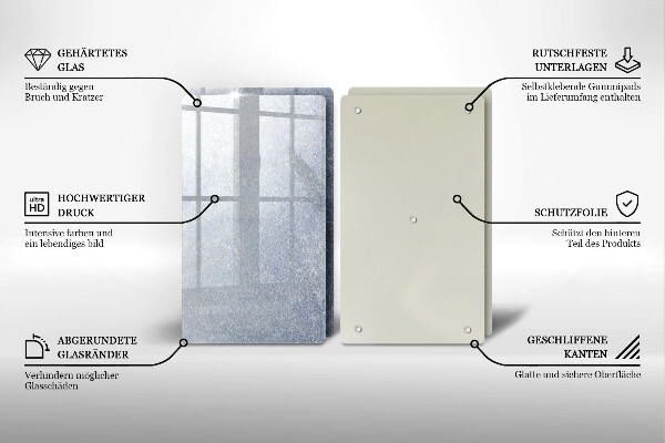 Skleněná deska za sporák Kus dortu