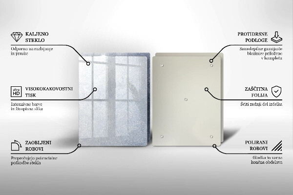 Skleněná deska za sporák Kus dortu
