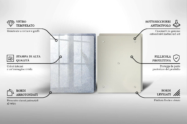 Skleněná deska za sporák Kus dortu