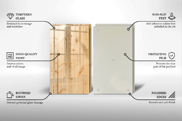 Deska za sporák Jemné dřevěné desky