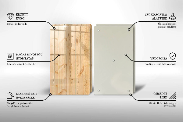 Deska za sporák Jemné dřevěné desky
