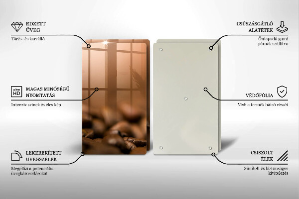 Deska za sporák Kávová zrna