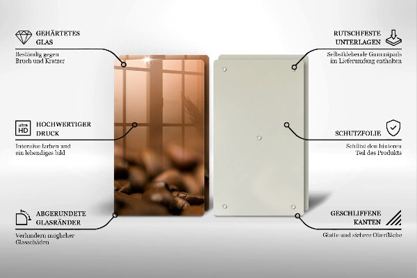 Deska za sporák Kávová zrna