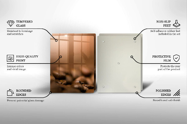 Deska za sporák Kávová zrna