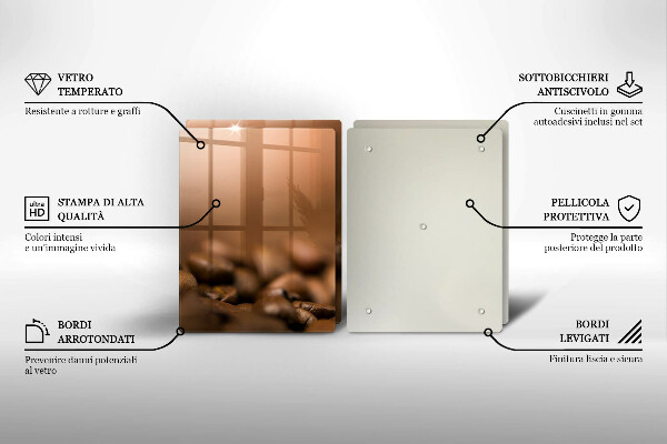 Deska za sporák Kávová zrna