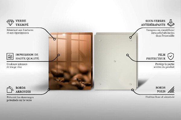 Deska za sporák Kávová zrna