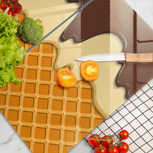 Deska za sporák Ilustrace kornoutu zmrzliny