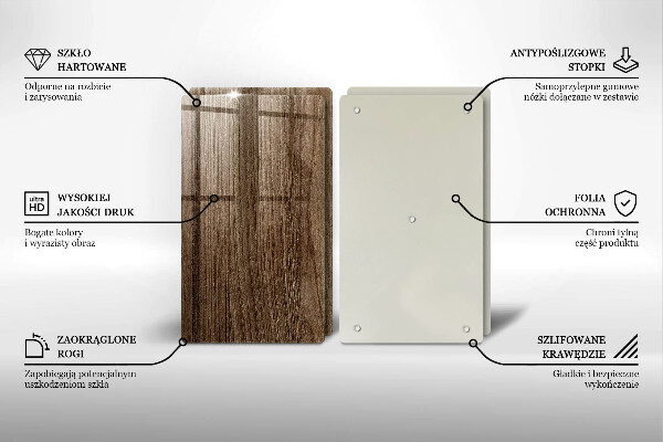 Deska za sporák Textura dřeva