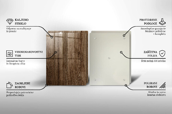Deska za sporák Textura dřeva
