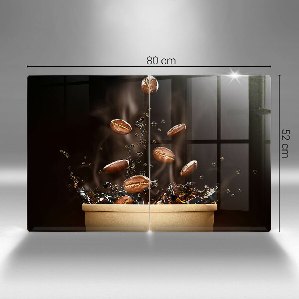 Deska za sporák Horká kávová zrna