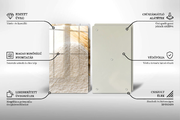 Deska za sporák Mouka a obilné klasy