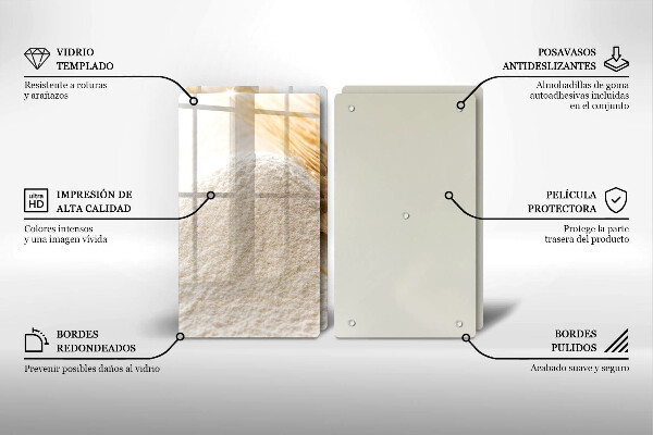 Deska za sporák Mouka a obilné klasy