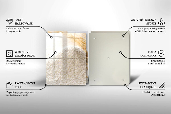 Deska za sporák Mouka a obilné klasy