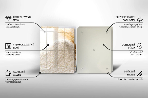 Deska za sporák Mouka a obilné klasy