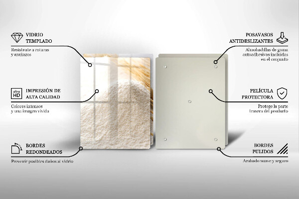 Deska za sporák Mouka a obilné klasy