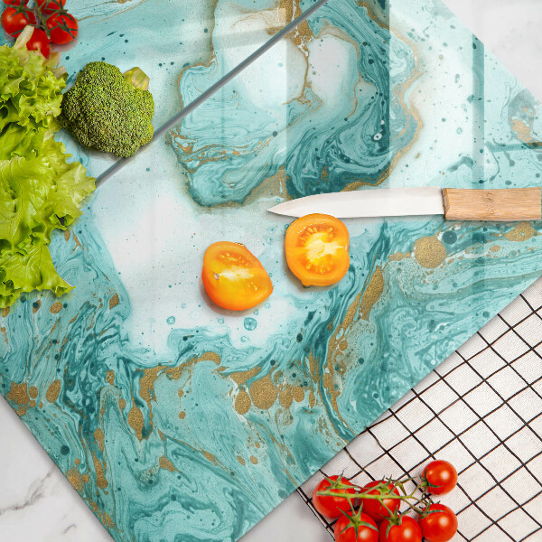 Sklo za varnou desku Modrá abstrakce