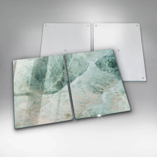 Skleněná deska za sporák Kamenná struktura