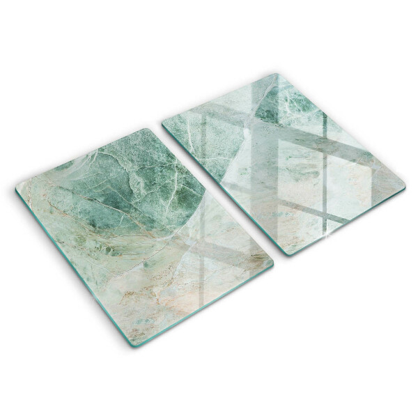 Skleněná deska za sporák Kamenná struktura